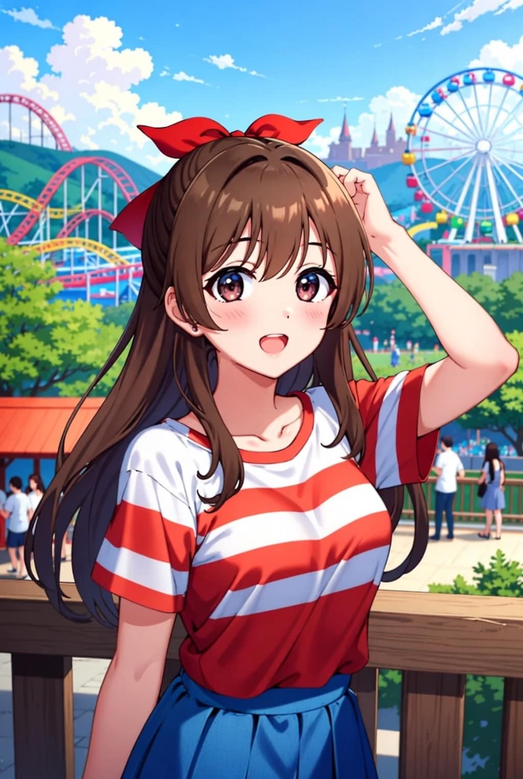 テーマパーク女子