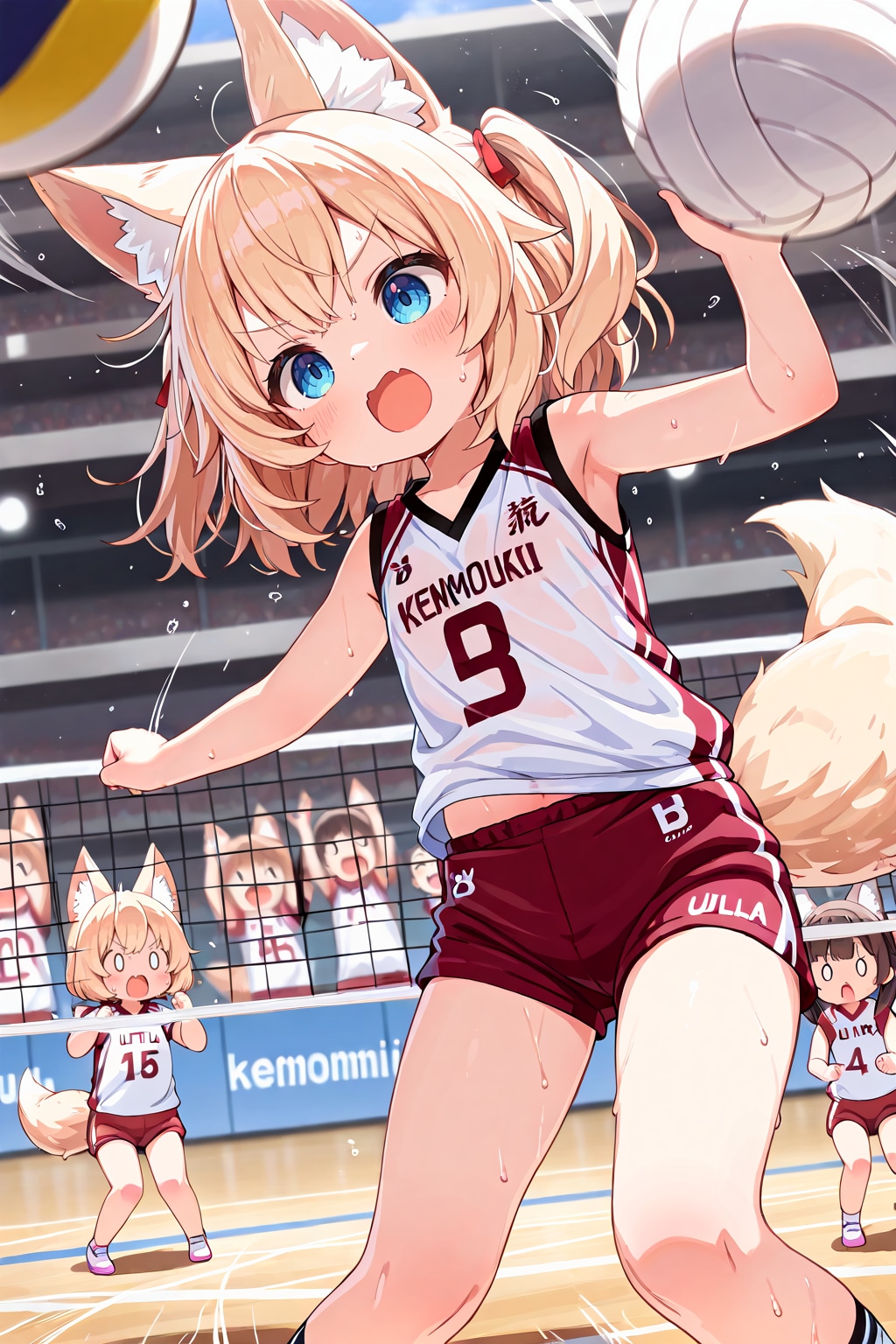 ケモミミちっぱいバレー！