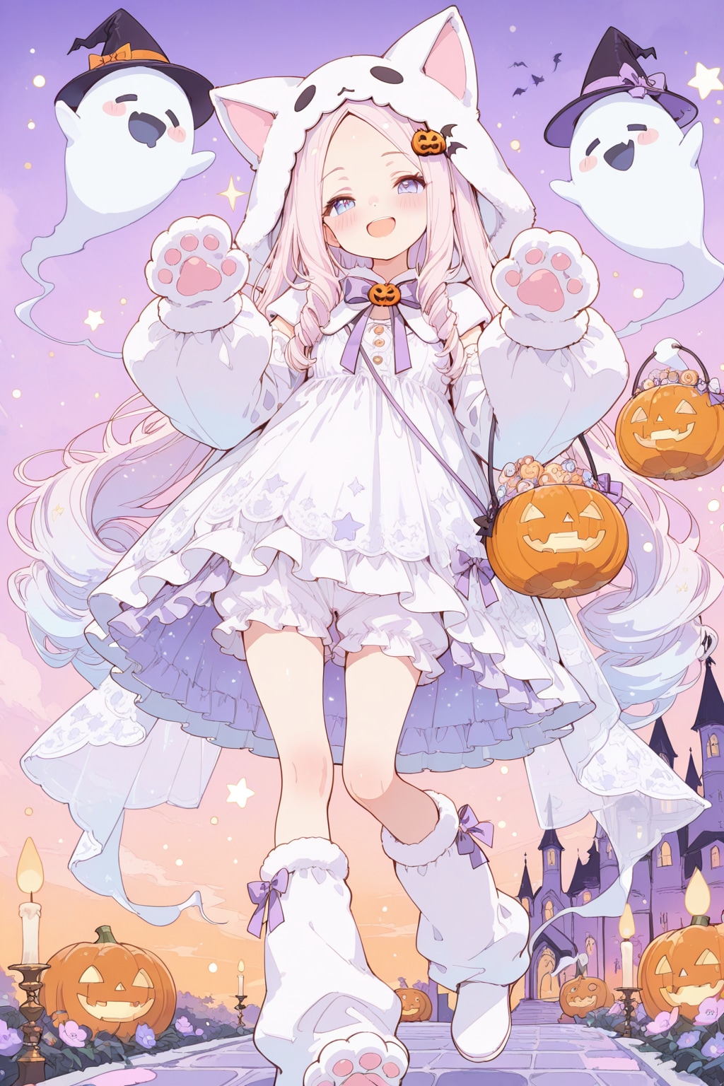 ゴースト衣装のレイラちゃん
