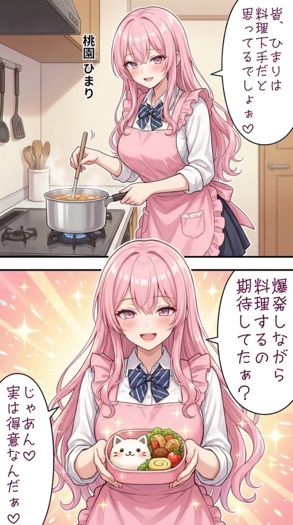 実は料理が得意な一軍ギャルズ