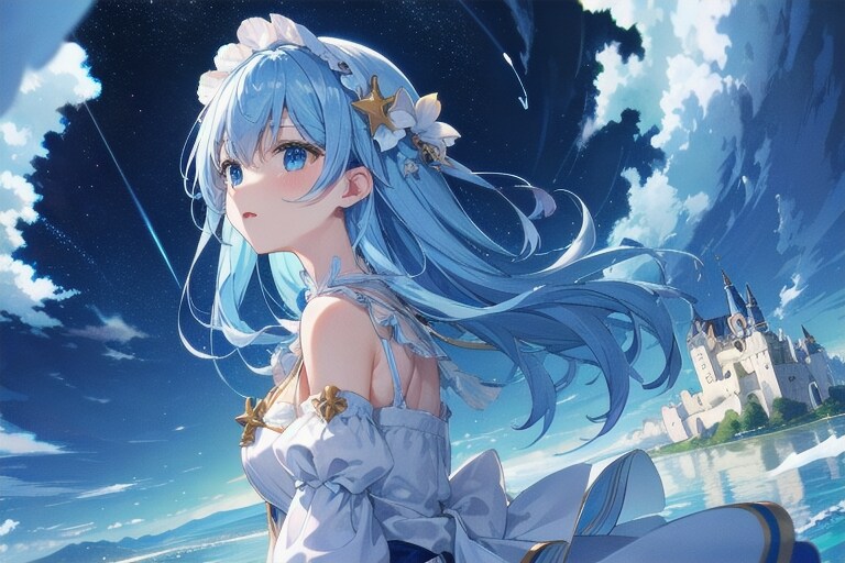 お城と女の子
