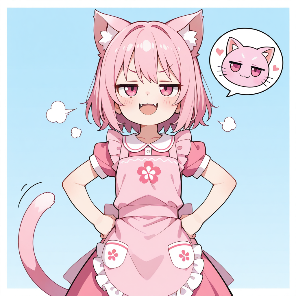 どうにゃ！！私の勝ちにゃん！！メイにゃんてまだまだだにゃん！！