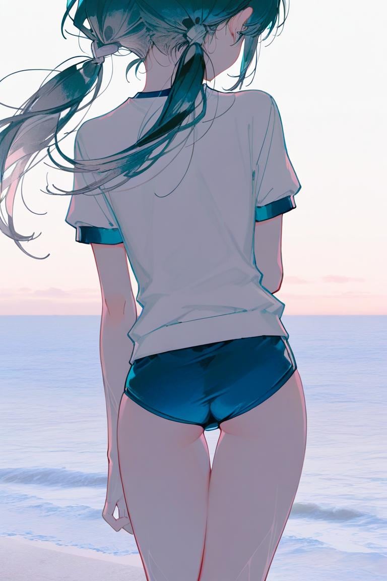 海を眺めて | の人気AIイラスト・グラビア
