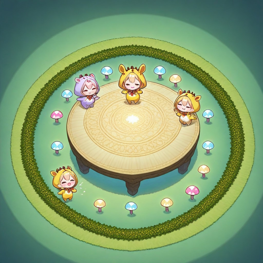 森のキリン着ぐるみちび子ちゃん