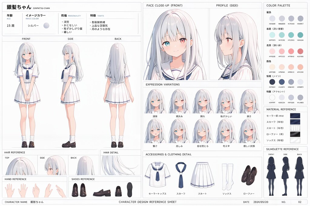 うちの子紹介～銀髪ちゃんあらため結月（ゆづき）ちゃん～