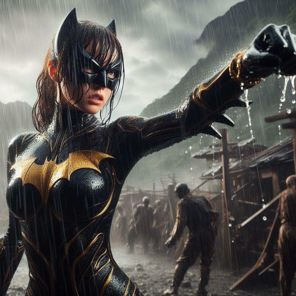 アンデッドと戦うバットガール＃２