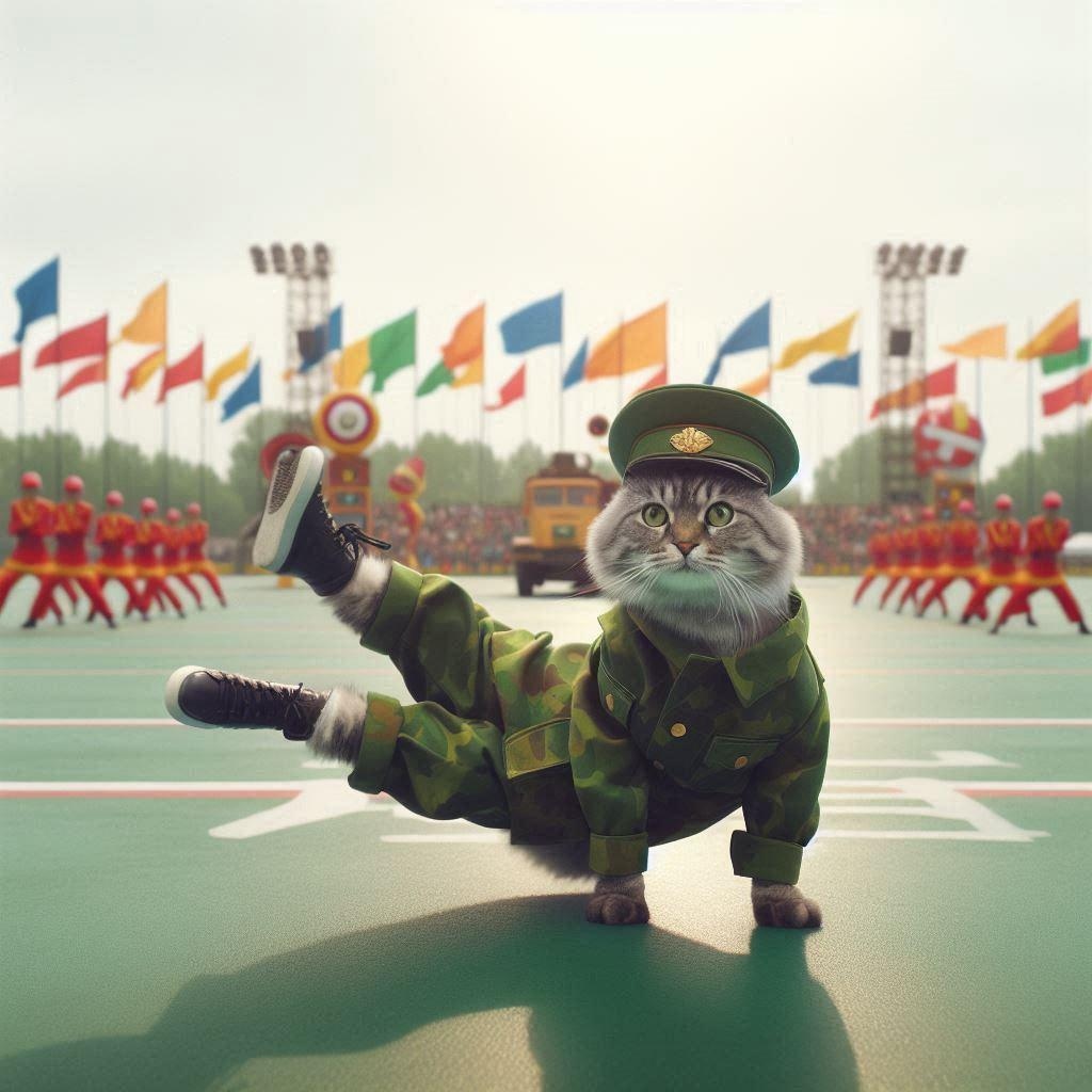 悪の帝国軍猫