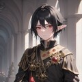 黒魔導士イケメンエルフ 2枚目