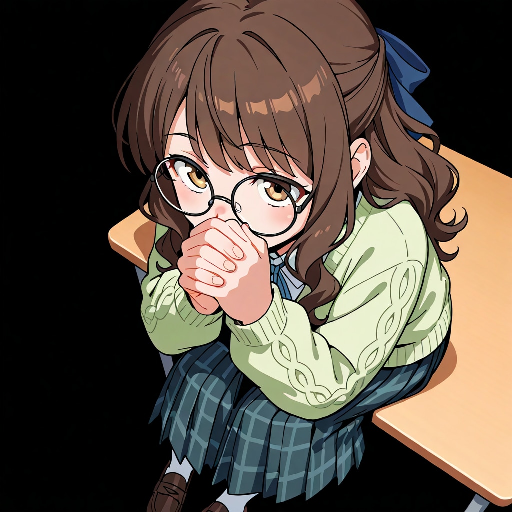 眼鏡女子