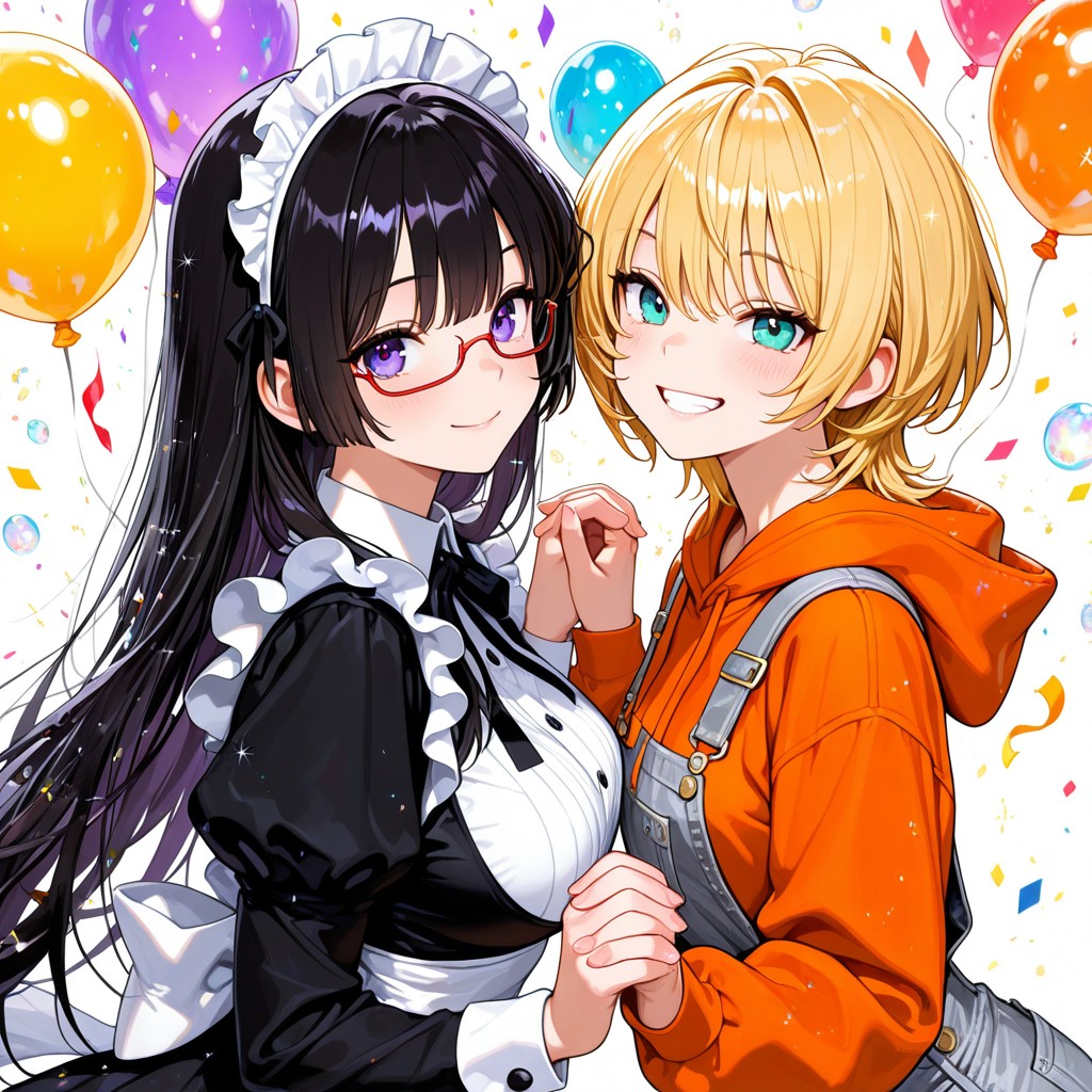 【誕生日FA】真面目ちゃん&陽キャちゃん✨