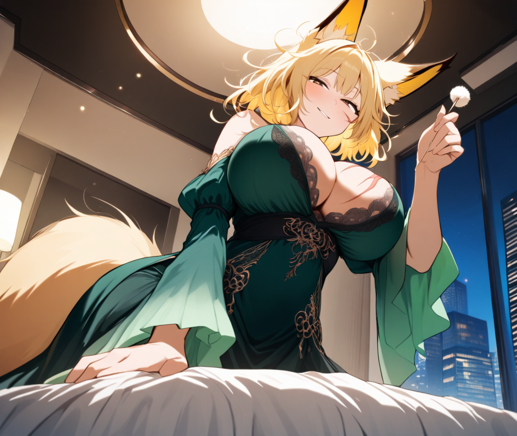 美味しいお酒でとてもご機嫌な様子