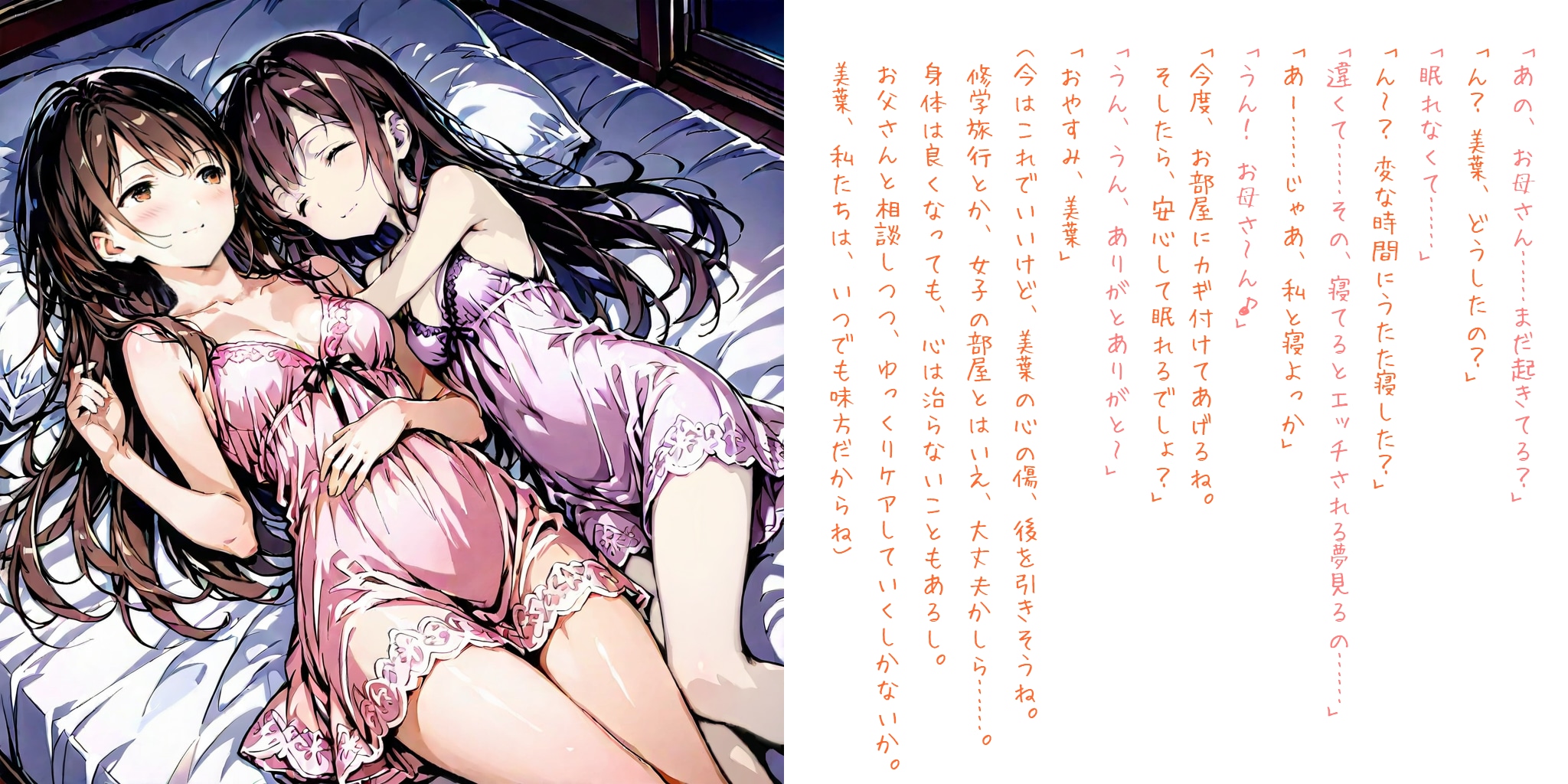 (添い寝)