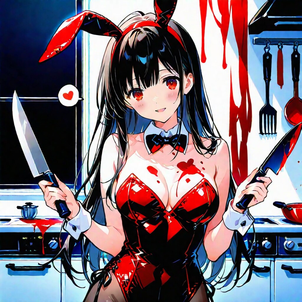 バニーさん料理……中？