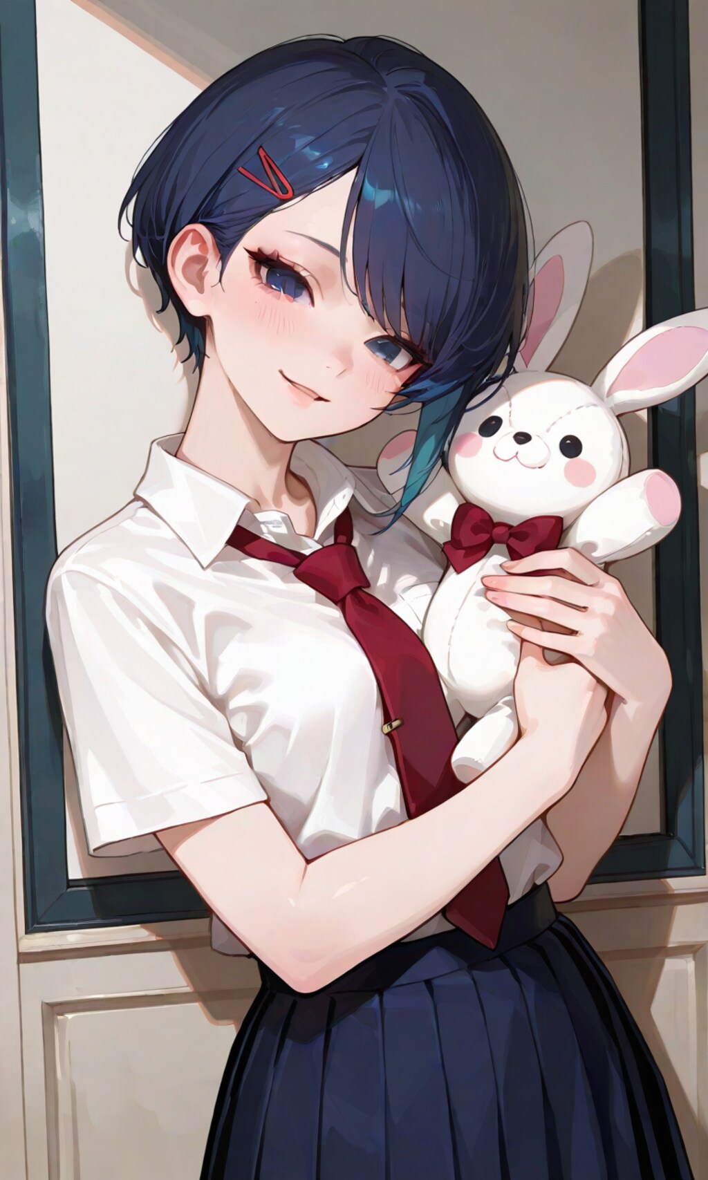 あおい、ぼくからのプレゼントのぬいぐるみだよ