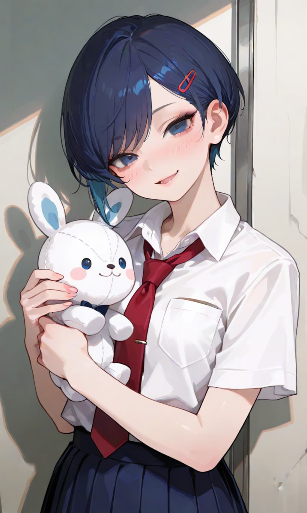 あおい、ぼくからのプレゼントのぬいぐるみだよ