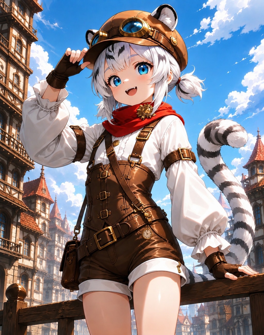 凛虎ちゃん空を飛ぶ⊂(  ･ω･ )⊃