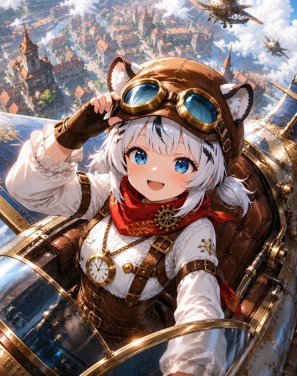 凛虎ちゃん空を飛ぶ⊂(  ･ω･ )⊃