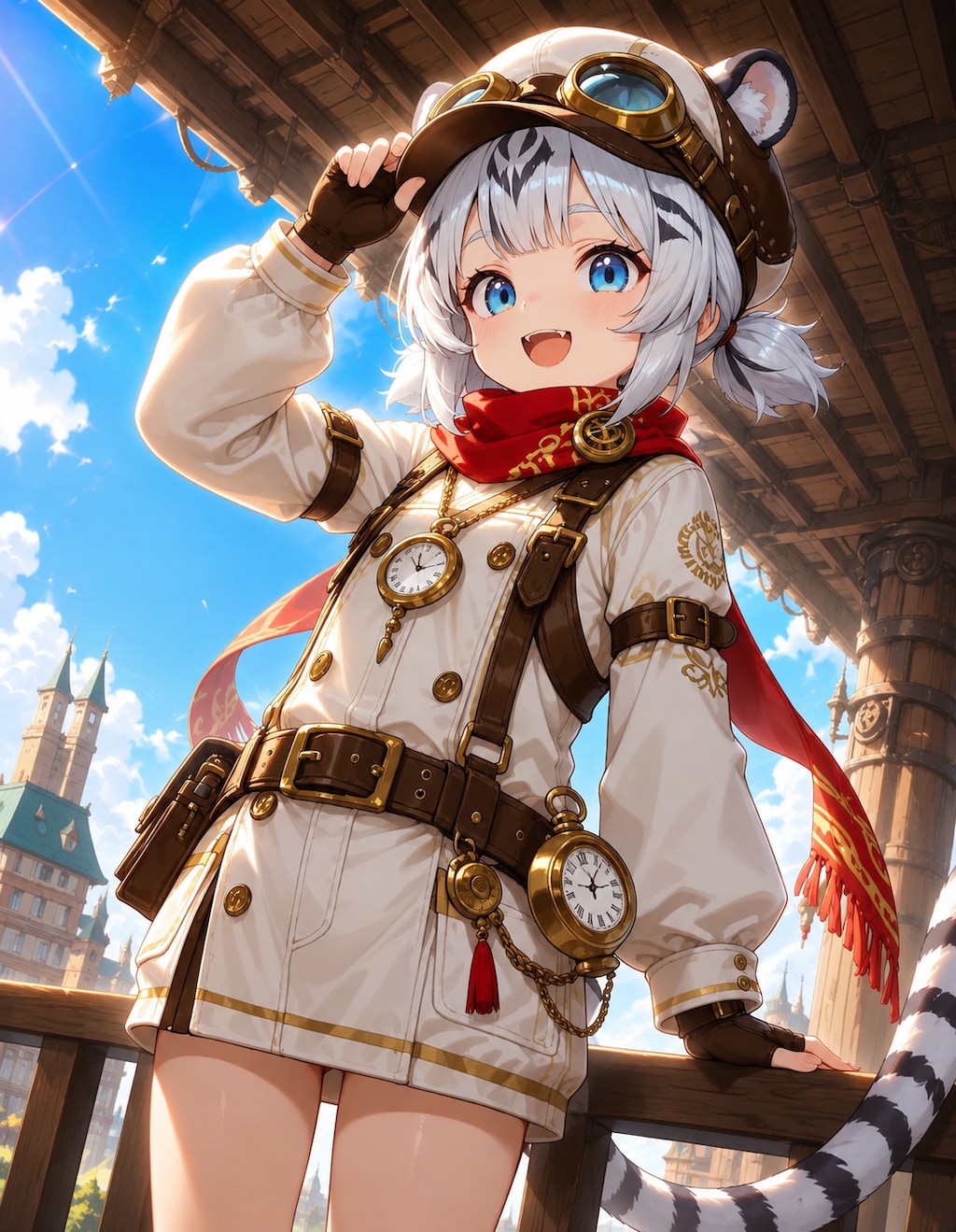 凛虎ちゃん空を飛ぶ⊂(  ･ω･ )⊃