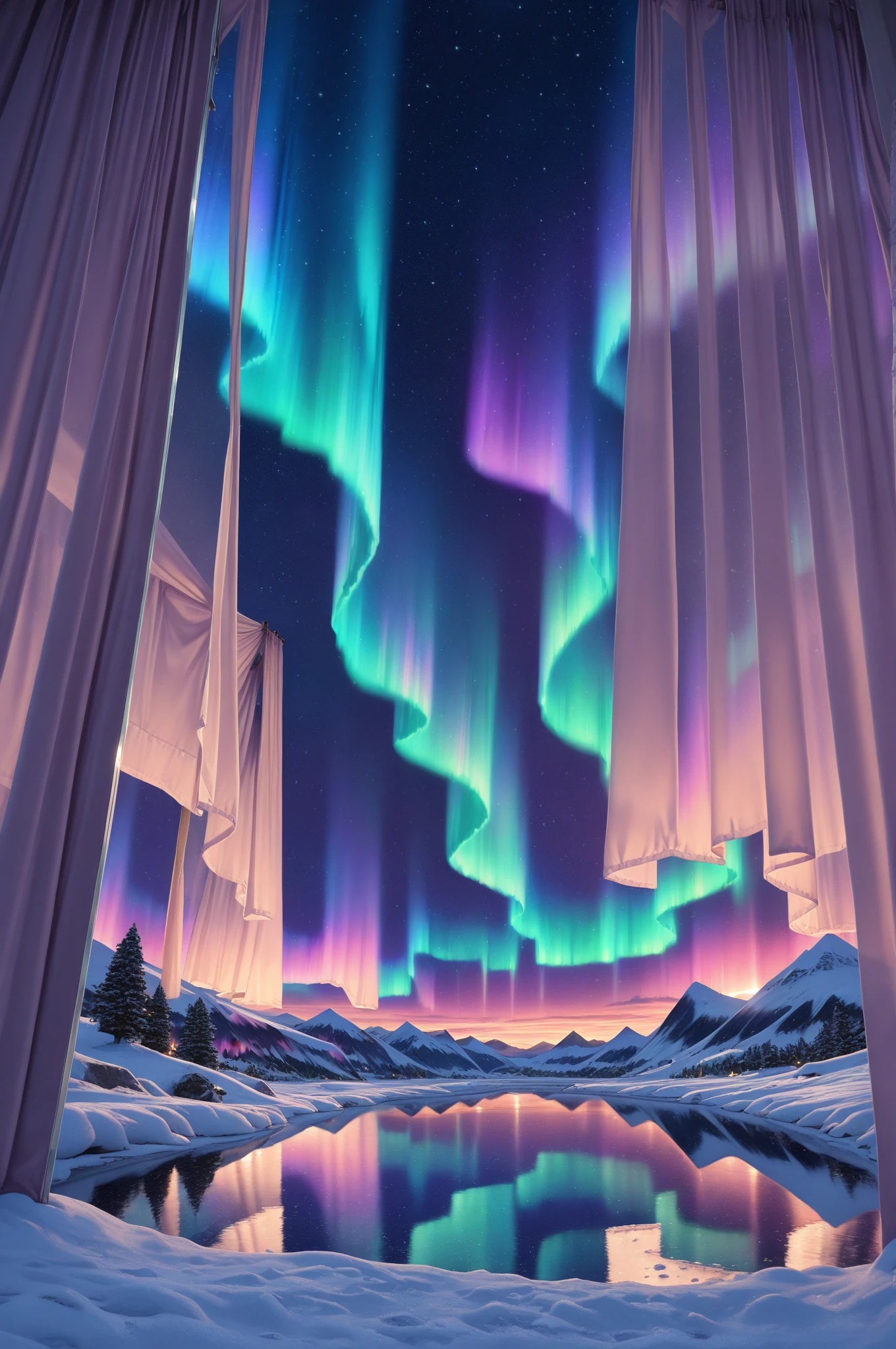 オーロラ | の人気AIイラスト・グラビア