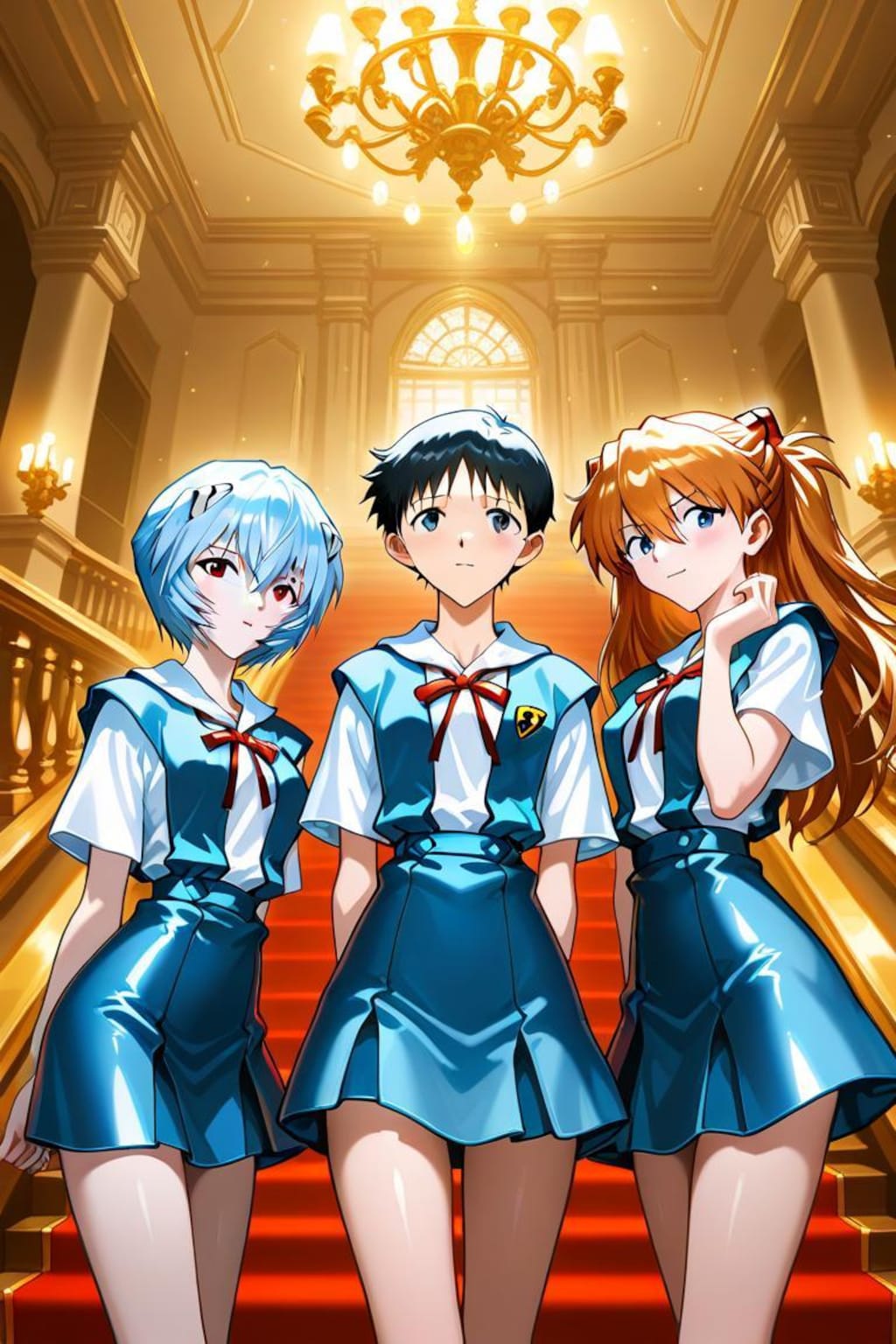 エヴァンゲリオン　碇シンジ　綾波　アスカ