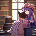 東方　パチュリー・ノーレッジ　読書 4枚目