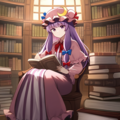 東方　パチュリー・ノーレッジ　読書 3枚目