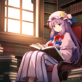 東方　パチュリー・ノーレッジ　読書 8枚目