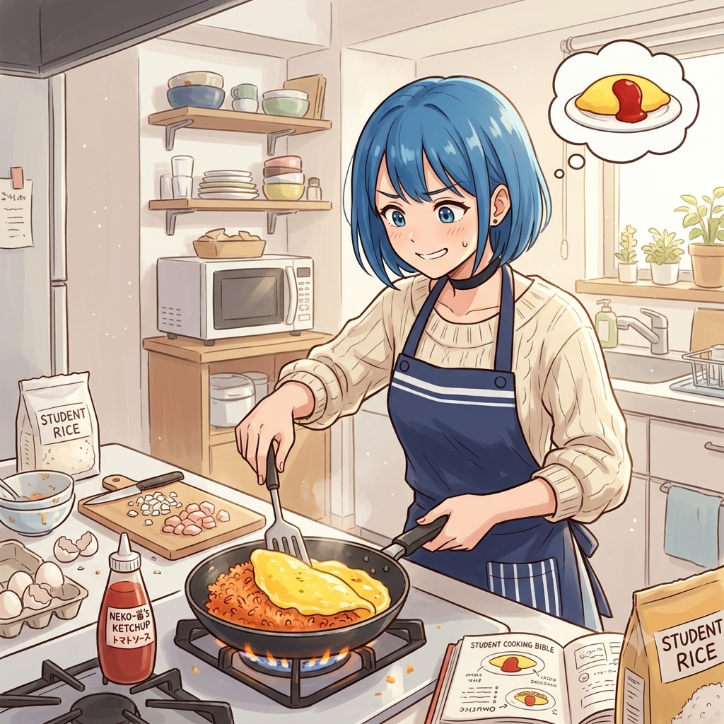 夢見るオムライス！大学生ボブ子の料理奮闘記