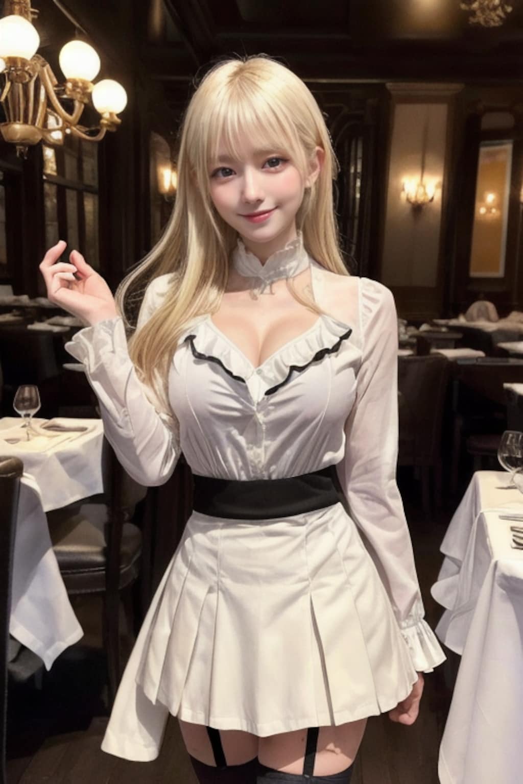 レストランの看板娘