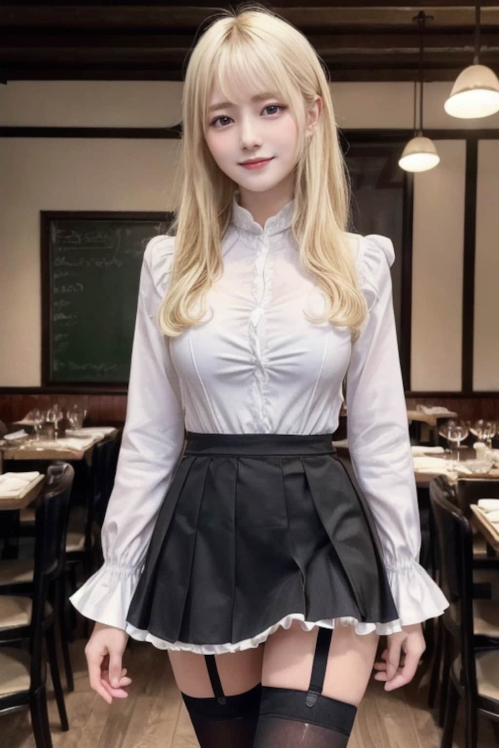 レストランの看板娘