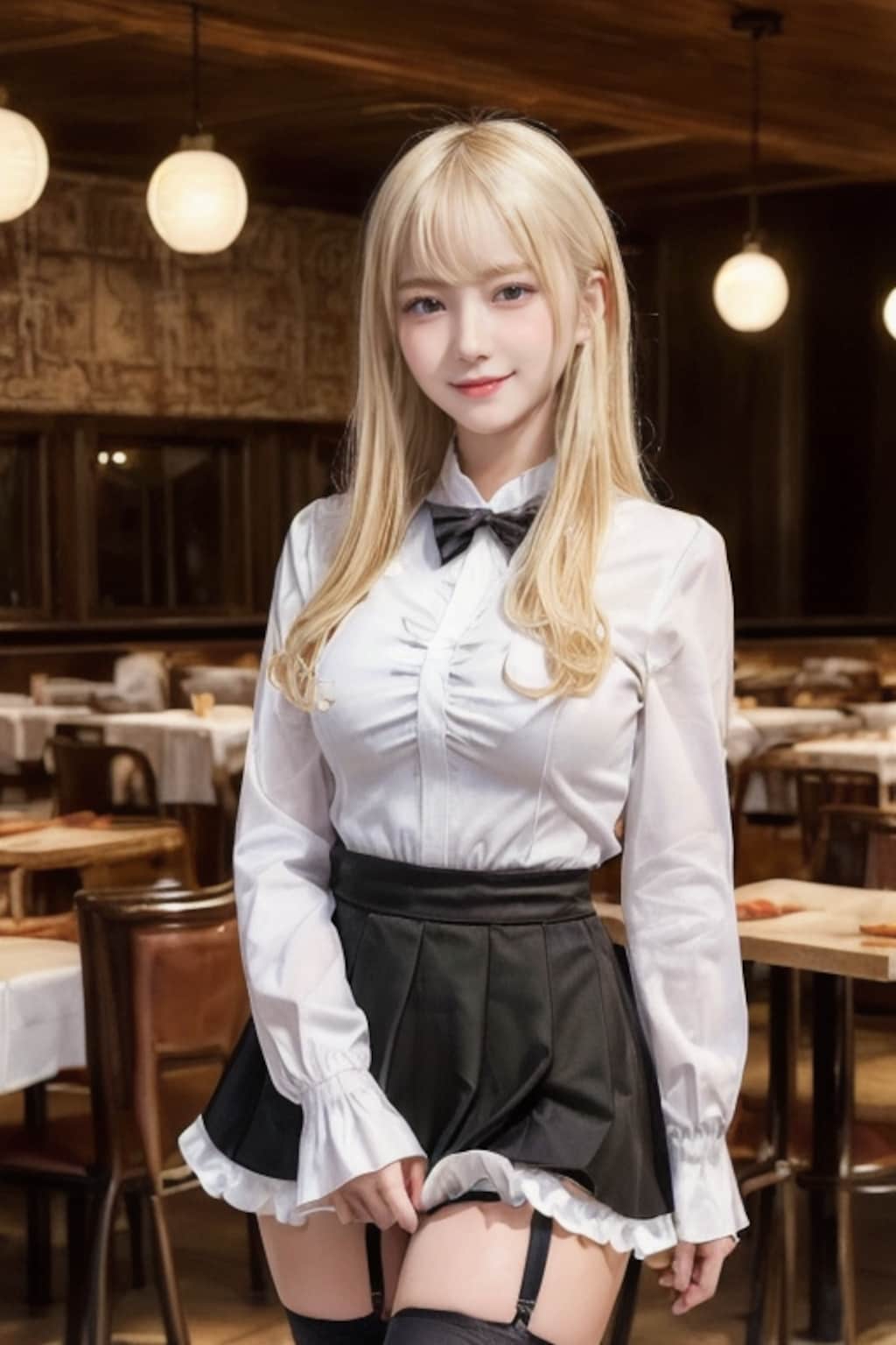 レストランの看板娘