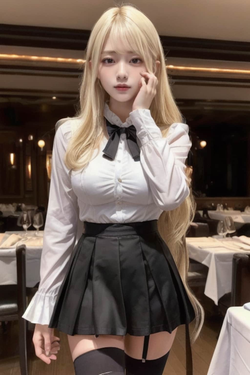 レストランの看板娘