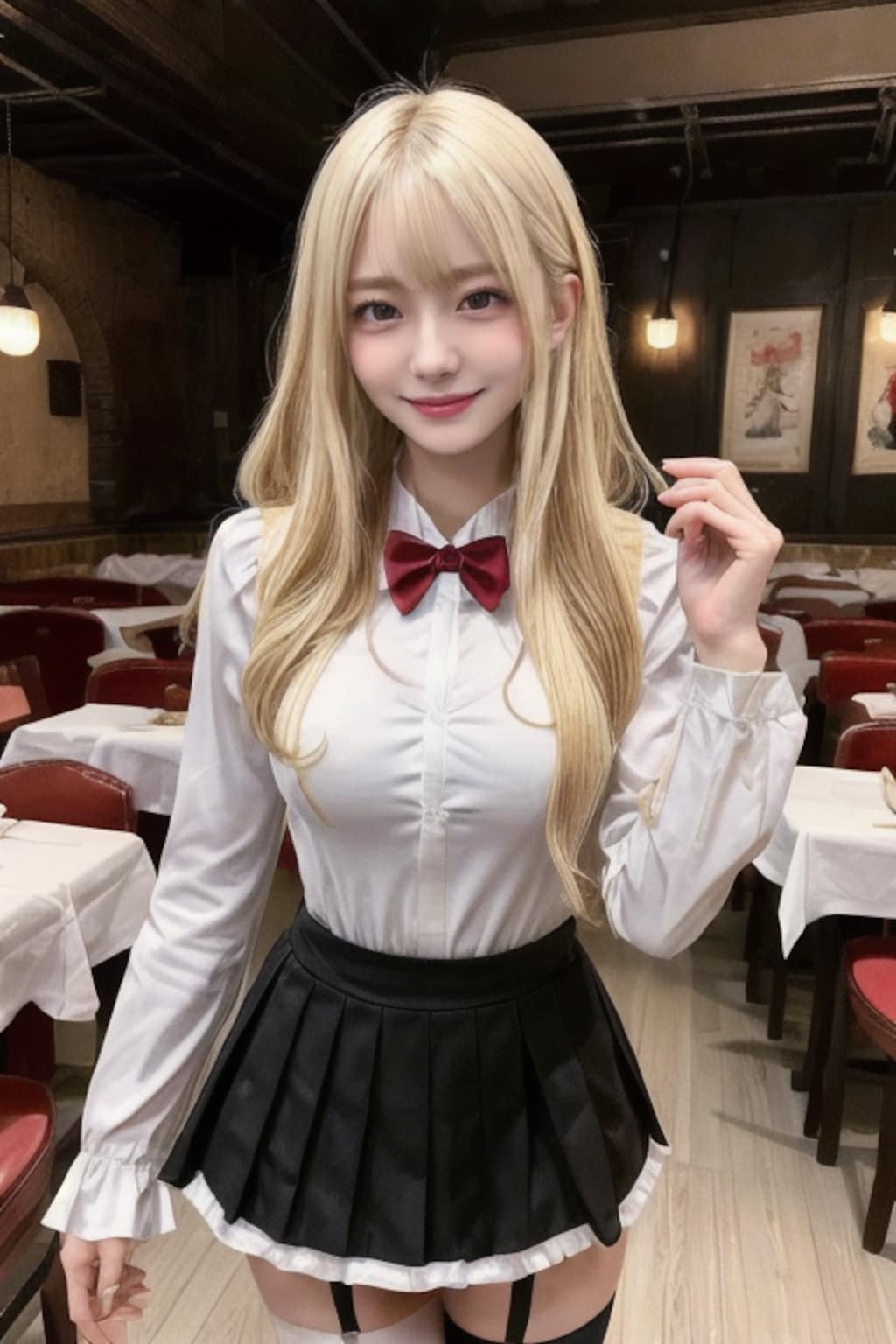 レストランの看板娘