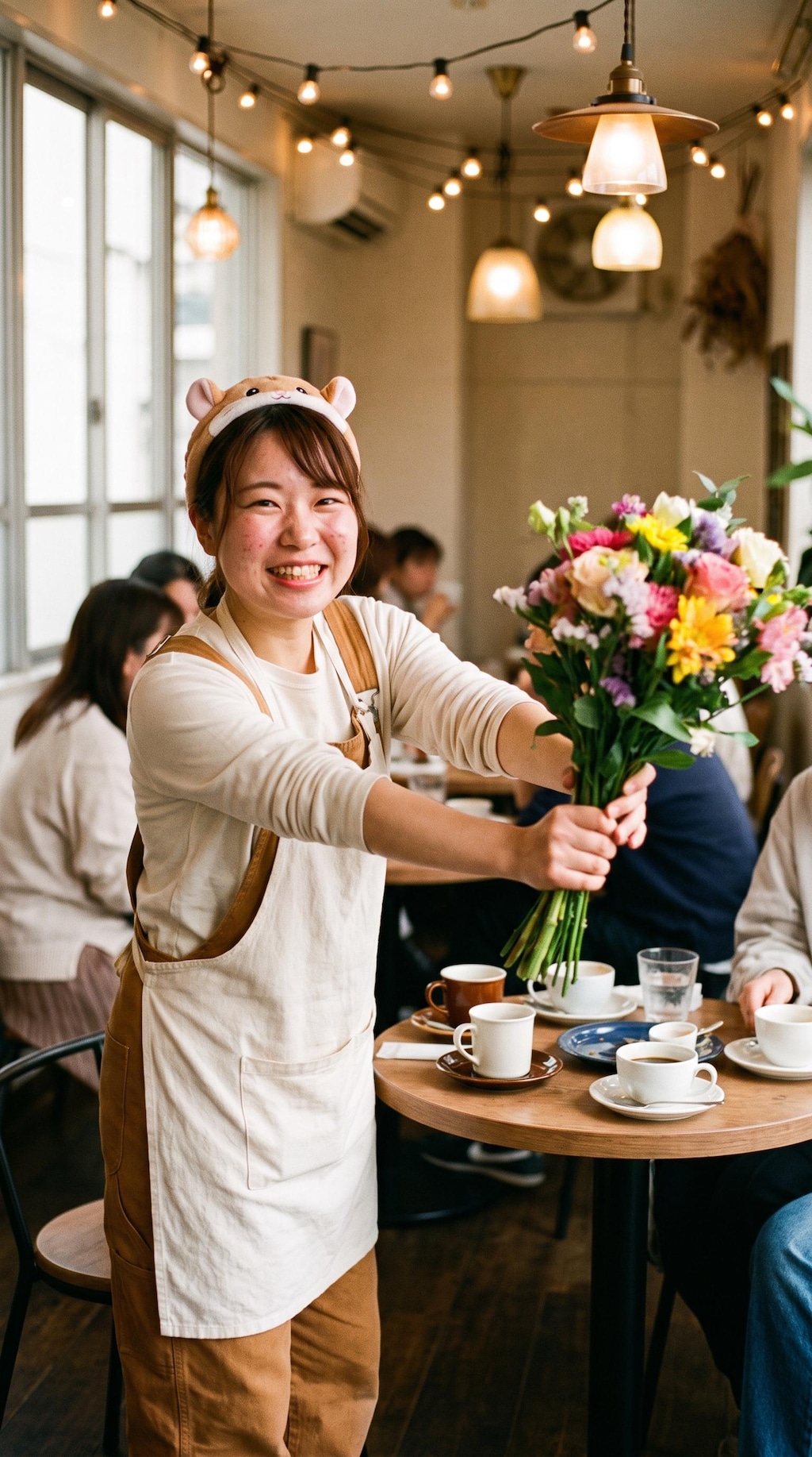 Running with a Bouquet