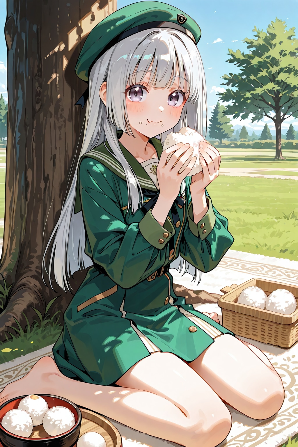 7.「お」→「おにぎり」ｍARi