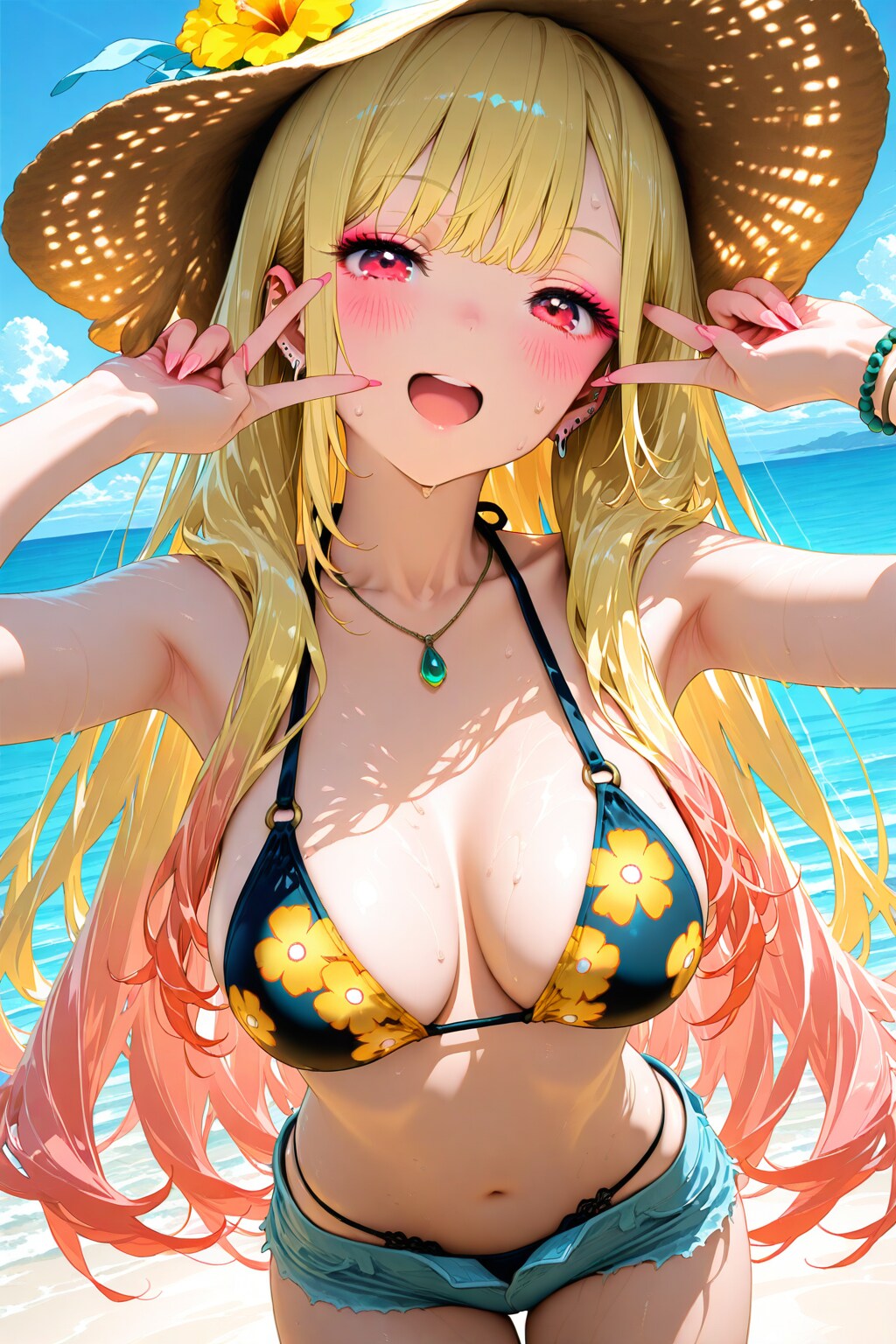 海開き海夢ちゃん👙🏖️❤️