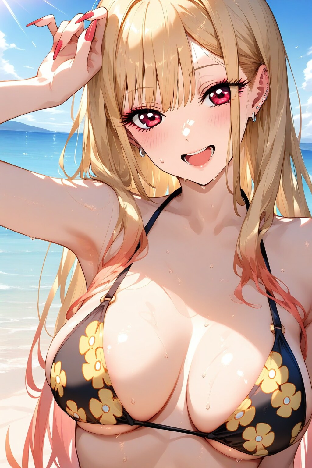 海開き海夢ちゃん👙🏖️❤️