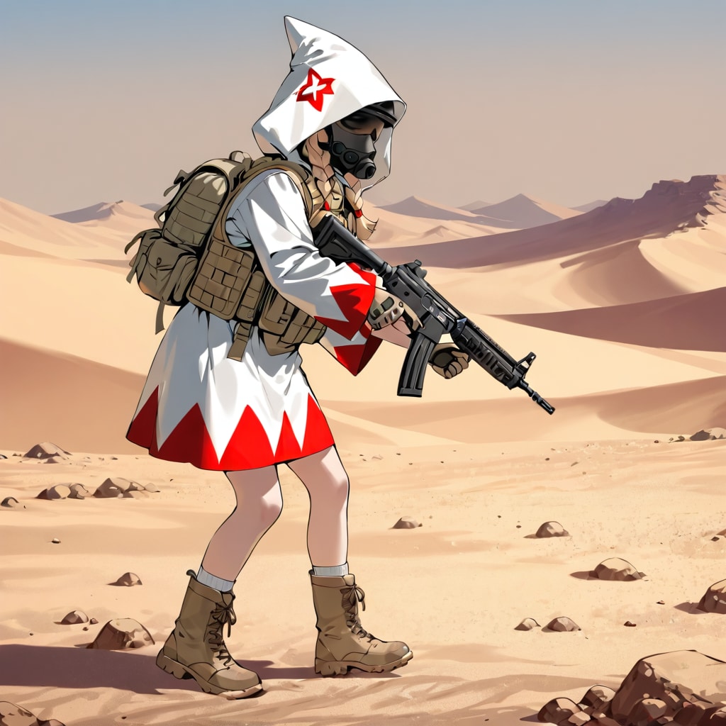 砂漠の傭兵の白魔道士