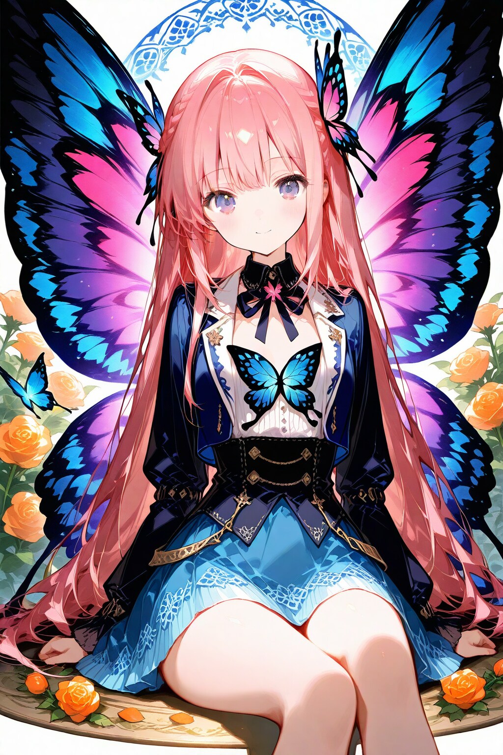 butterfly girl | の人気AIイラスト・グラビア