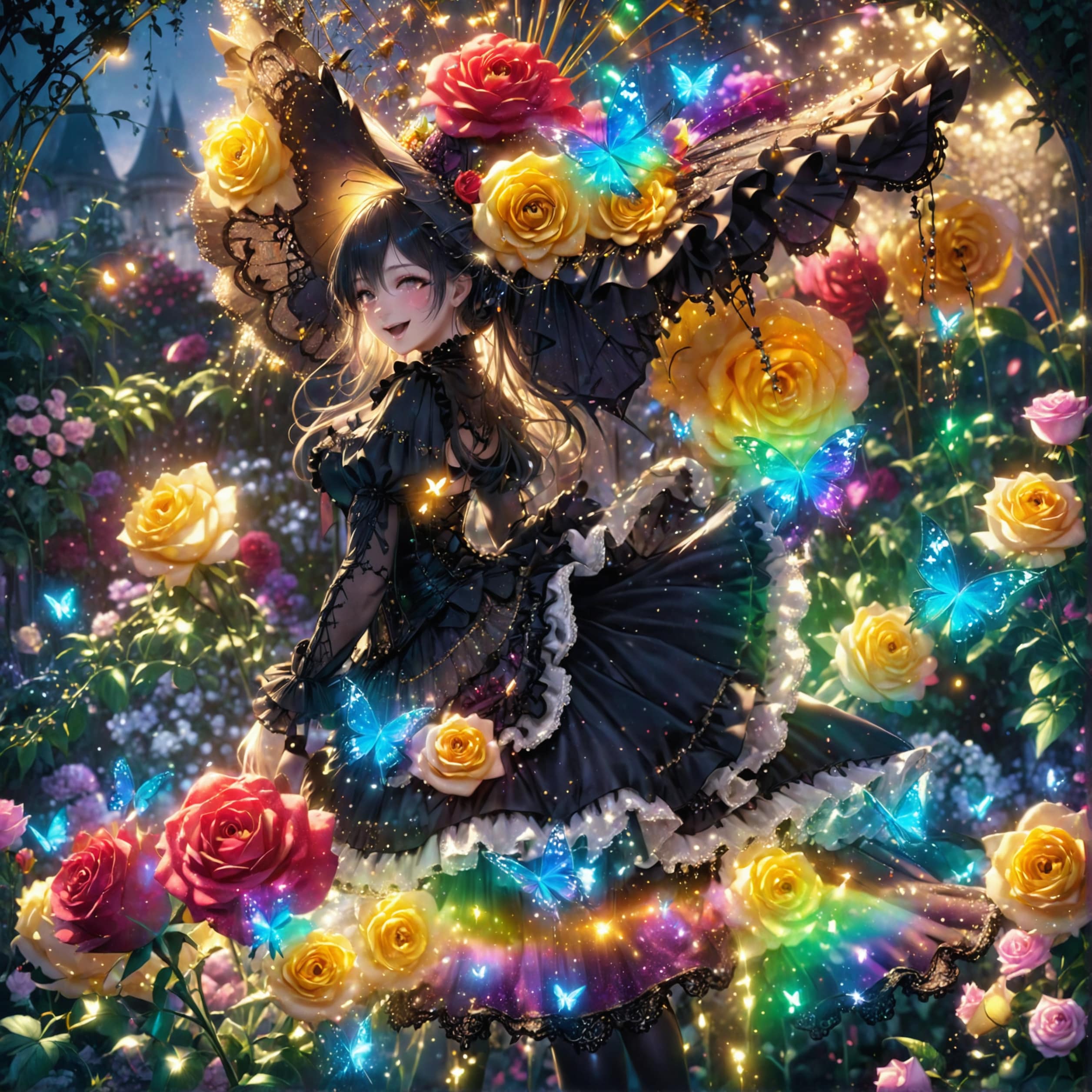 花とともに輝きを✨ | の人気AIイラスト・グラビア