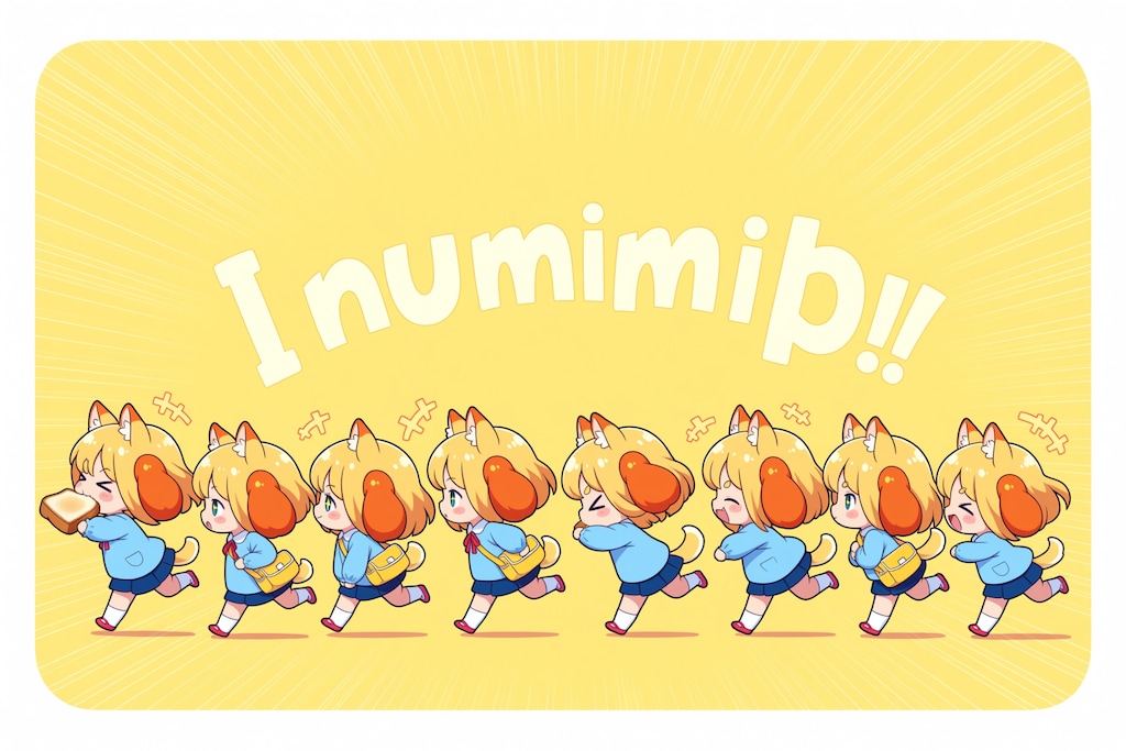 Animaいぬみみようちえんじのトーストランニング