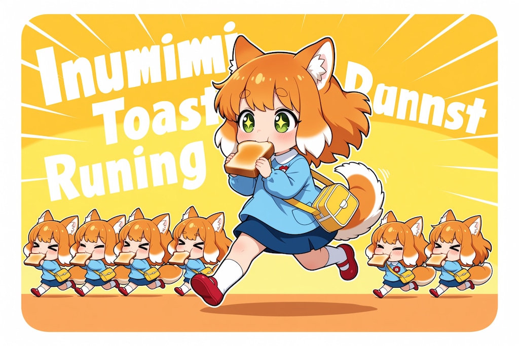 Animaいぬみみようちえんじのトーストランニング