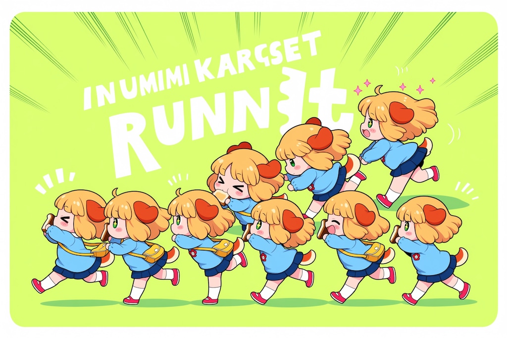 Animaいぬみみようちえんじのトーストランニング