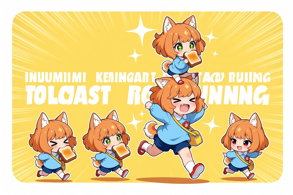 Animaいぬみみようちえんじのトーストランニング
