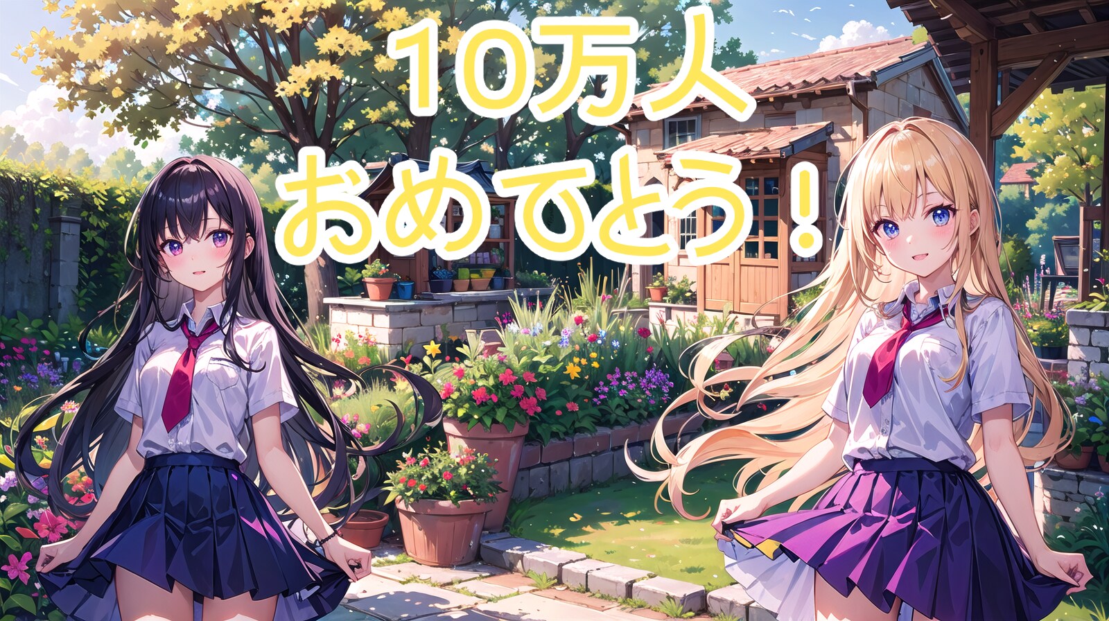 10万人おめでとう！