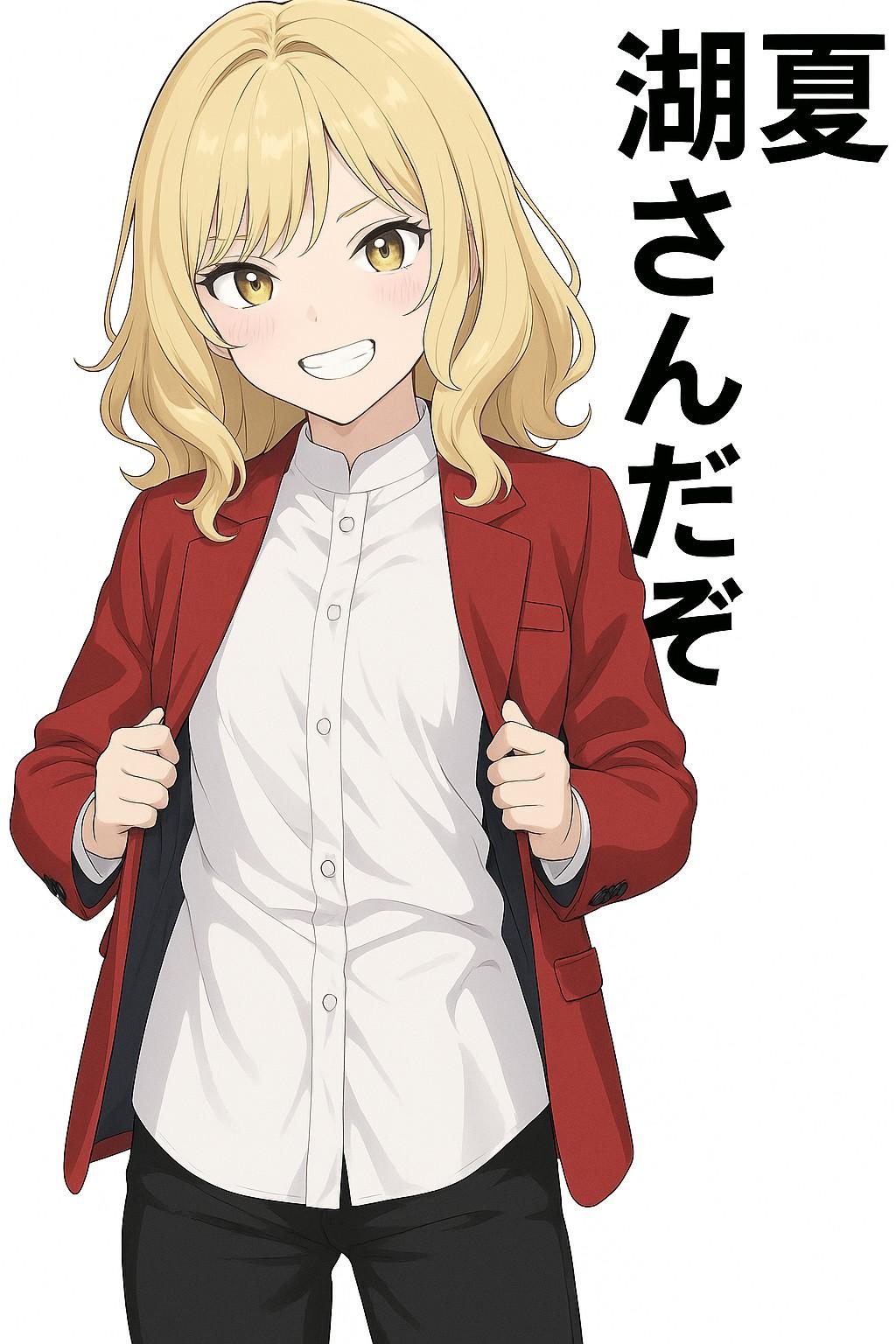 ギャグの練習をする湖夏４ | の人気AIイラスト・グラビア