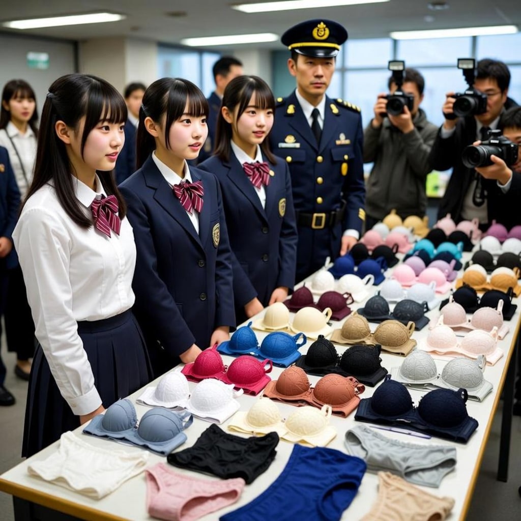下着泥棒逮捕！被害者の記者会見