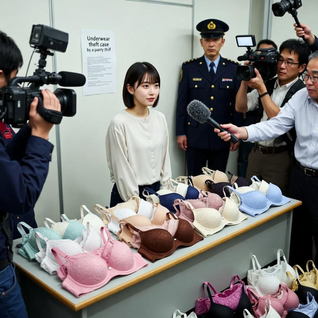 下着泥棒逮捕！被害者の記者会見