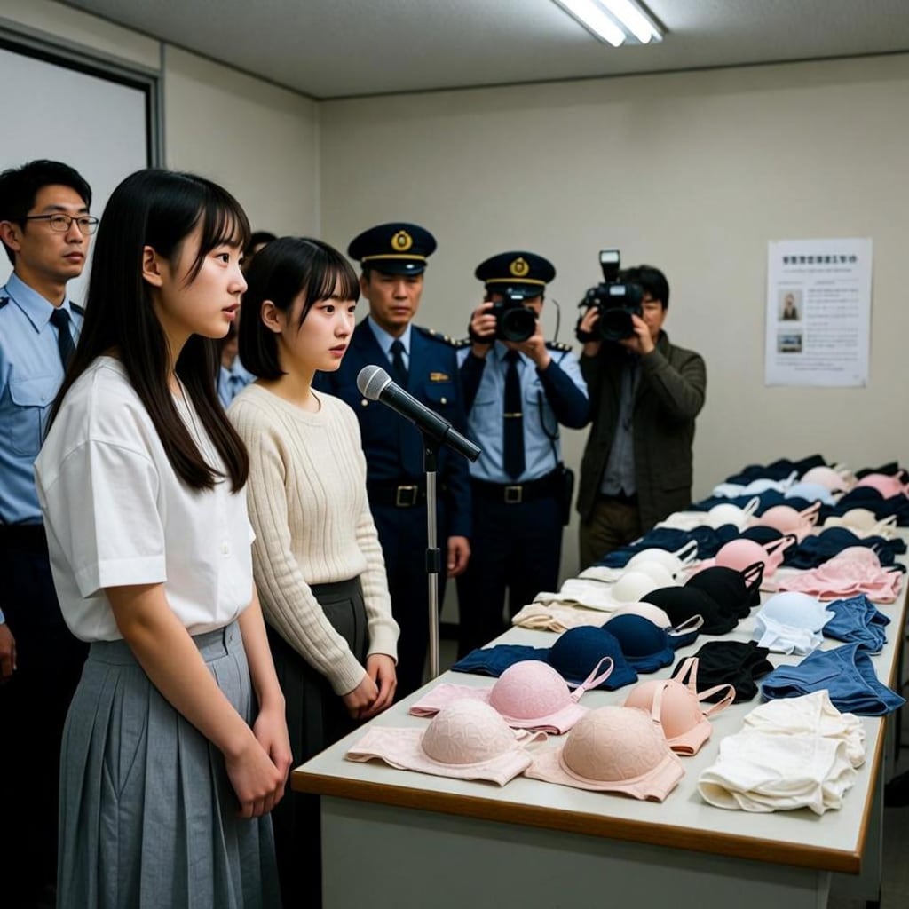 下着泥棒逮捕！被害者の記者会見