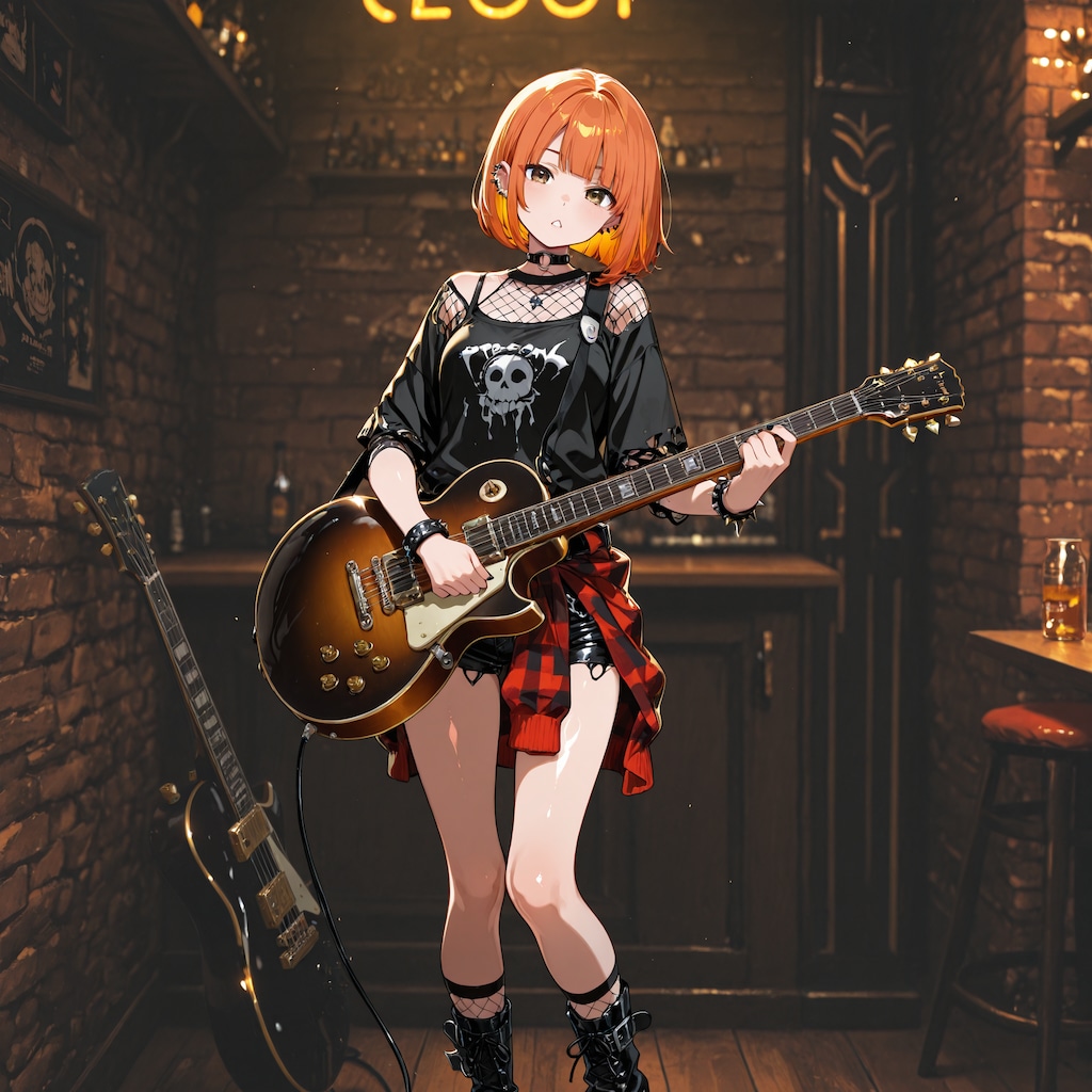 双葉ちゃんパンクコーデ
